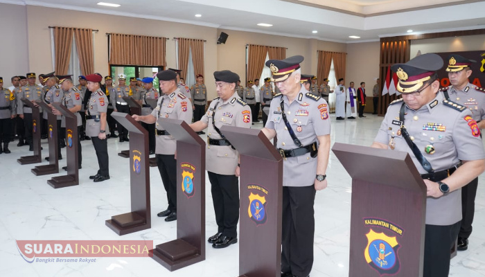 4 PJU & 2 Kapolres Kaltim Dimutasi, Ini Daftarnya