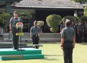 Dandim Pimpin Upacara Pelantikan Kenaikan Pangkat Bintara dan Tamtama Kodim 0826/Pamekasan Periode 1 April 2025