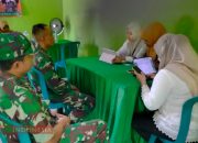 Sinergi Koramil 0826-05 Larangan dan Puskesmas Talang Siring Gelar Pemeriksaan Kesehatan Gratis