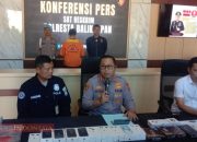 Polisi Bekuk Pria Gasak Puluhan Handphone di Toko Nuansa Elektronik Balikpapan