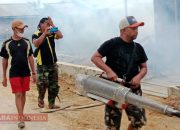 Cegah DBD, Dinas Kesehatan Tanjab Barat Lakukan Fogging di Kampung Nelayan