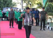 Dandim 0826/Pamekasan Sambut Kunjungan Pangdam V/Brawijaya di Markas Kodim