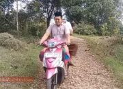 Warga Keluhkan Jalan Rusak di Desa Beringin, Kecamatan Dasuk