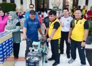 Sambut Hari Bhayangkara ke-79, Polres Tanjab Barat Gelar Jalan Santai dan Olahraga Bersama