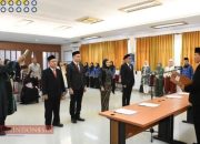 Kantah Kota Bogor Selenggarakan Pengambilan Sumpah Jabatan dan Lantik Kembali PPAT