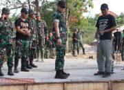 Pembangunan Jembatan TMMD Ke-125 Capai 33,6 Persen, Dansatgas Optimis Selesai Tepat Waktu