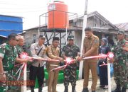 Dandim 0419/Tanjab Serahkan Bantuan Sumur Bor dari Pangdam II/Sriwijaya untuk Warga Sungai Dualap