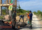 Satgas TMMD ke-125 Kodim 0826/Pamekasan Bangun Tandon Air di Desa Kramat