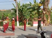 Babinsa Koramil Pademawu Latih PBB Siswa SDN Prekbun 1 Sambut HUT RI ke-80