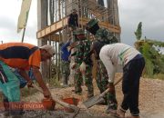 Pembangunan Tandon Air TMMD ke-125 di Desa Kramat Capai 70 Persen