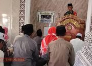 Anggota Satgas TMMD Jadi Khotib Sholat Jumat di Masjid Darul Rahmah