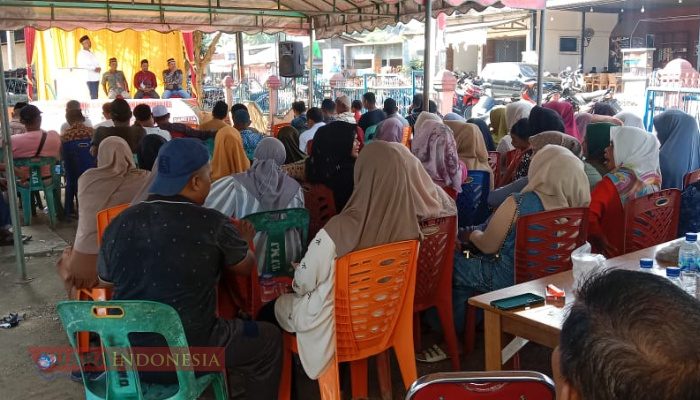 Dihadapan Ratusan Warga, Tiga Calon Kepala Desa Tanjong Minjei Paparkan Visi Misi dan Program Kerja