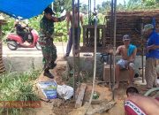 Babinsa Tentenan Timur Dampingi Pengeboran Sumber Air untuk Warga Kosabe