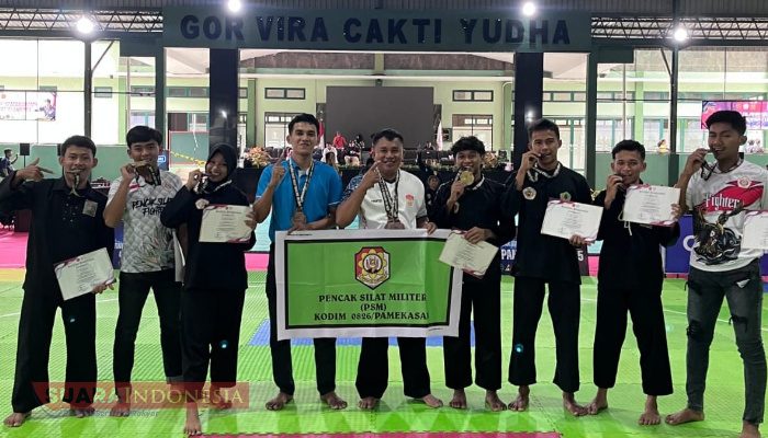 Tim Pencak Silat Kodim 0826/Pamekasan Raih 12 Medali di Kejurnas Piala Panglima TNI