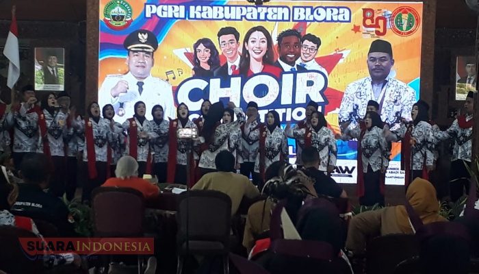 PGRI Blora Gelar Kompetisi Paduan Suara Guru, 15 Cabang Ikut Meriahkan