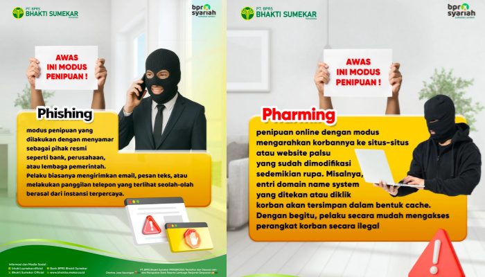 BPRS Bhakti Sumekar Ingatkan Nasabah Waspada Modus Penipuan Pharming