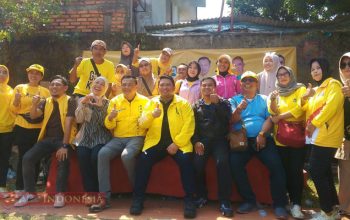 Reses Heri Cahyono Meriahkan HUT ke-61 Partai Golkar di Sindang Barang