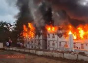 Hunian Pekerja Konstruksi di IKN Terbakar
