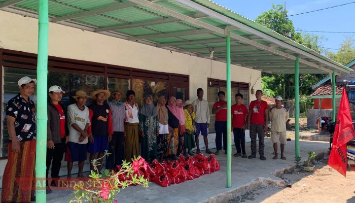 PAC PDI Perjuangan Gayam Salurkan Bantuan Sembako untuk Korban Gempa Pulau Sapudi