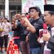 Orator Aksi Ketua dan Sekretaris Formabes Saat Demo di RS Nindhita All Out Bela Kemanusiaan