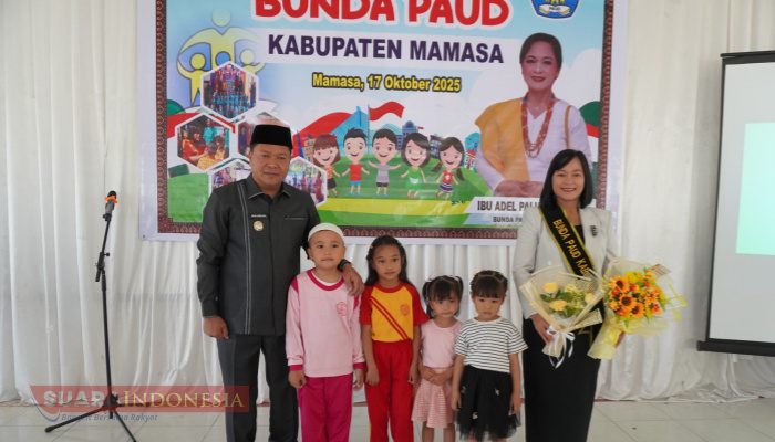 Bupati Welem Sambolangi Kukuhkan Bunda PAUD Mamasa, Dorong Pembentukan Karakter Anak Sejak Dini
