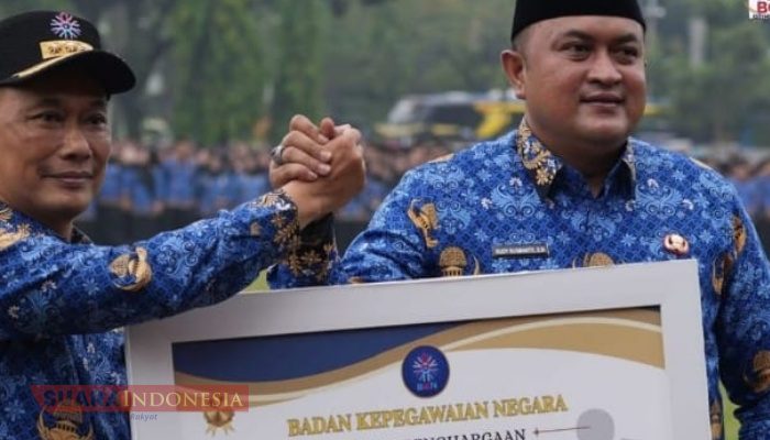 Di Bawah Kepemimpinan Rudy Susmanto, Pemkab Bogor Raih Penghargaan dari BKN RI