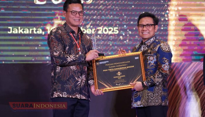 Raih Mandaya Award 2025, Bukti Komitmen Perumda Tirta Kahuripan dalam Pemberdayaan Masyarakat