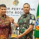 Menjelang Sertijab, Dandenpom III/1 Bogor Letkol CPM Aditya Mahdi Pamit ke Kepala Kantor Pertanahan Kota Bogor
