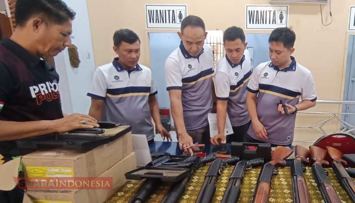 Lapas Kelas IIA Pamekasan Lakukan Pengecekan Kesiapan Senjata Api untuk Dukung Keamanan
