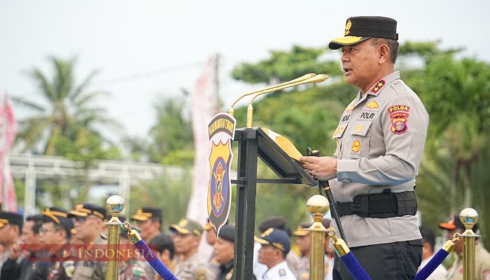 Apel Kesiapan Tanggap Darurat Bencana, Polda Kaltim Siagakan 1.818 Personel Gabungan