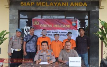 Tiga Terduga Pelaku Curanmor Ditangkap Polsek Namo Rambe, Satu Unit Sepeda Motor Diamankan 3 IMG 20251125 204225