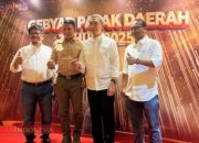 Gebyar Pajak Daerah Tahun 2025, Kepala BPN Kota Bogor Terima Piagam Penghargaan sebagai Mitra Pengelolaan Pajak Daerah Tahun 2025