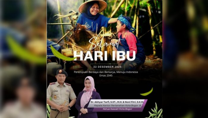 Kakantah Kota Bogor dan Ketua Ikawati Sampaikan Ucapan Selamat Hari Ibu ke-97