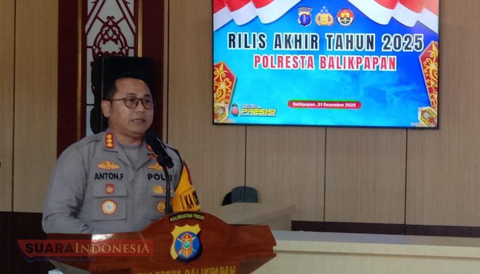 Rilis Akhir Tahun 2025, Kapolresta Balikpapan Paparkan Hasil Kinerja : Angka Kriminalitas Meningkat