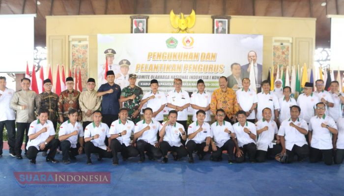 Pengurus KONI Pamekasan Periode 2025–2029 Resmi Dilantik, Bupati Ajak Sinergi Tingkatkan Prestasi Atlet