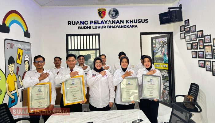 Polres Kebumen Raih Penghargaan dari Ketua Nasional TRC PPA Indonesia