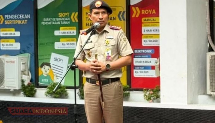 Kepala BPN Kota Bogor Tekankan Profesionalisme dan Konsistensi Kinerja Saat Apel Pagi