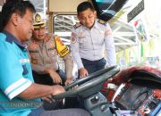 Operasi Keselamatan Mahakam 2026, Satu Bus Antar Kota Dilarang Beroperasi Saat Ramp Check di Terminal Batu Ampar