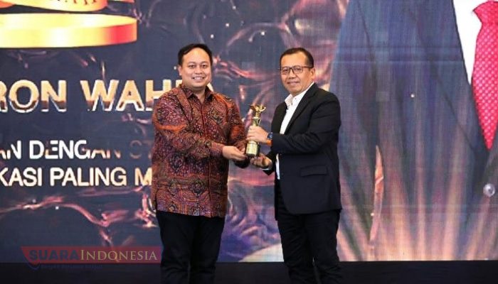 Kementerian ATR/BPN Raih Penghargaan INDOPOSCO atas Strategi Komunikasi Paling Masif