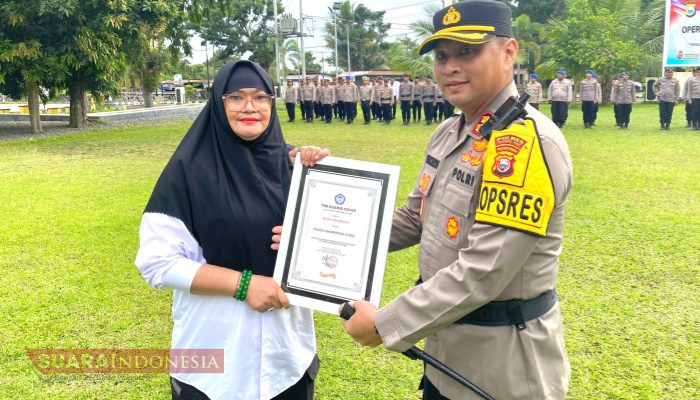 Polres Halmahera Utara Raih Penghargaan TRC PPA Indonesia atas Kinerja Perlindungan Perempuan dan Anak
