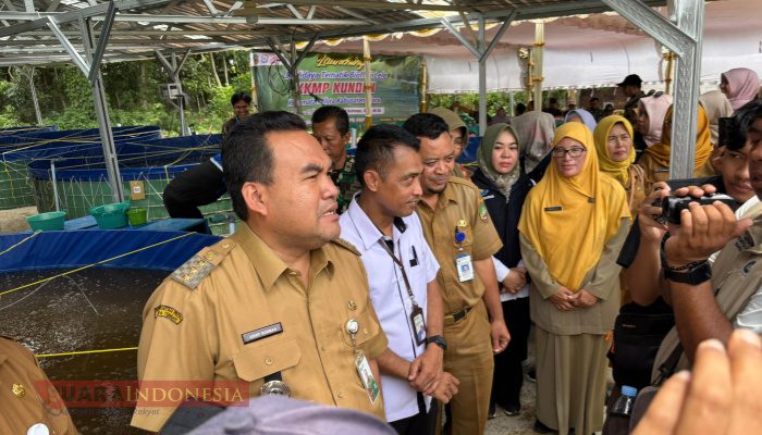 Dukung Ketahanan Pangan, Bupati Blora Resmikan 24 Kolam Bioflok Lele di KKMP Kunden