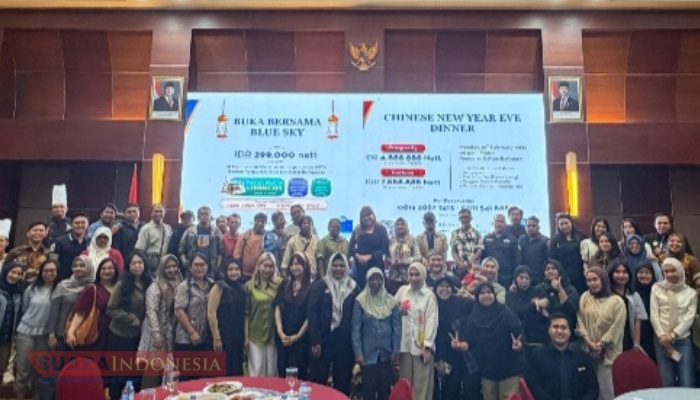 Sentuhan Tangan Tiga Chef Legendaris Warnai Media dan Corporate Gatering Blue Sky Hotel Balikpapan