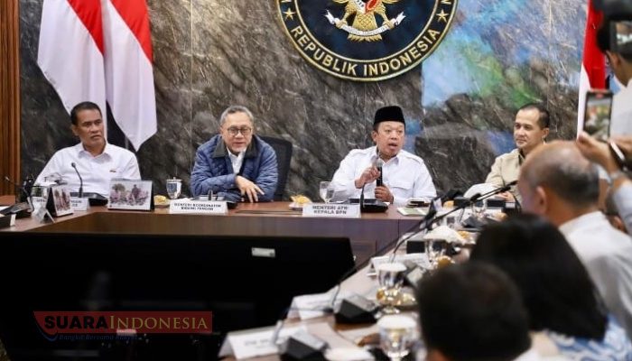 Pemerintah Bahas Implementasi Perpres 4/2026, Menteri Nusron Paparkan Roadmap Penetapan Lahan Sawah Dilindungi