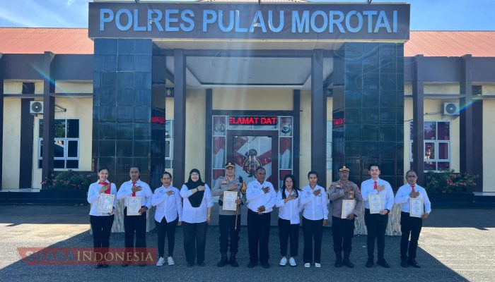TRC PPA Beri Penghargaan Polres Kepulauan Morotai atas Kinerja Perlindungan Perempuan dan Anak