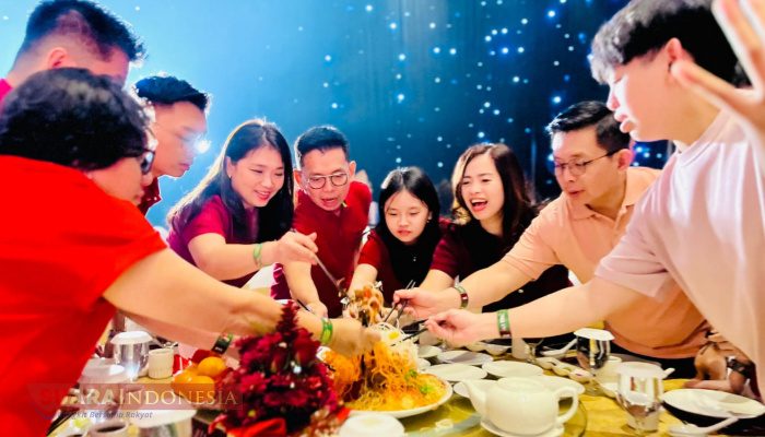 Perayaan Malam Imlek Kuda Api Meriah di Grand Ballroom Malang Mirama