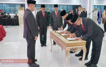 Nusron Wahid Lantik 31 Pejabat Struktural, Tekankan Pelayanan Pertanahan Harus Mudah bagi Masyarakat