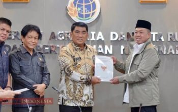 Nusron Wahid Serahkan Persub RTRW Sulut 2025–2044, Tekankan Sinkronisasi Tata Ruang