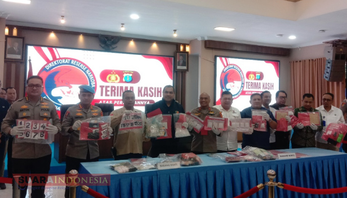 Polda Kaltim Ungkap 163 Kasus Narkoba dalam Sebulan, 202 Tersangka Diamankan