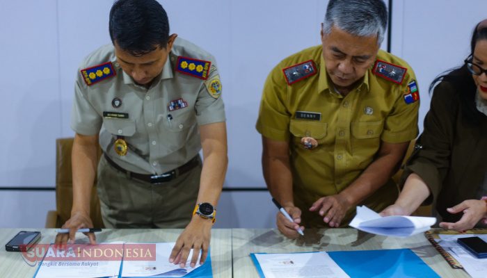 Kantor Pertanahan dan Pemkot Bogor Teken Berita Acara Pembayaran Pengadaan Tanah Tol BORR Seksi III B
