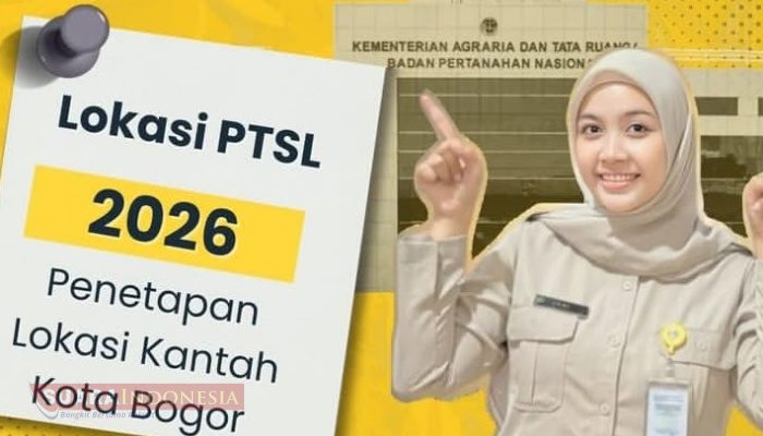 Kantah Kota Bogor Tetapkan Empat Kelurahan di Bogor Barat sebagai Lokasi Program PTSL 2026